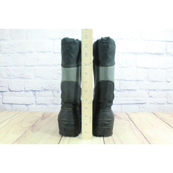 LL Bean Kids' Northwoods Boots Insulated Graphite Size 4 - Picture 6 of 9